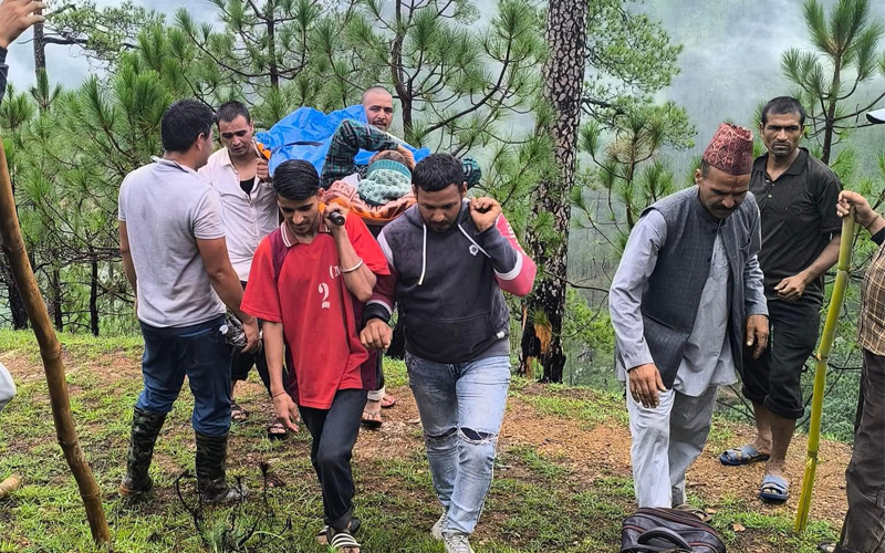 बिरामी बोकेर घनघस्याको उकालो चढ्दा…