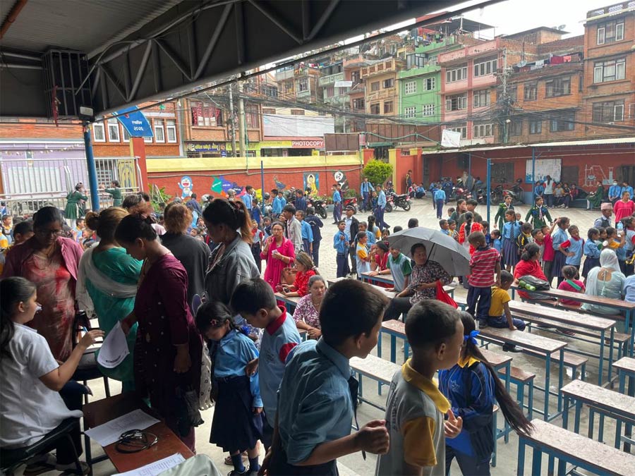 केएमसीद्वारा त्यागलमा निःशुल्क स्वास्थ्य शिविर