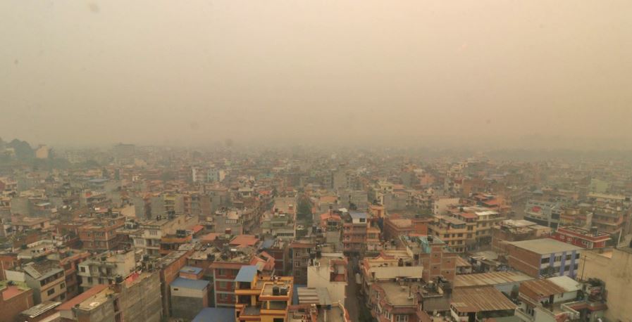 काठमाडौं विश्वको ८ औं प्रदूषित सहरको सूचीमा सूचीकृत