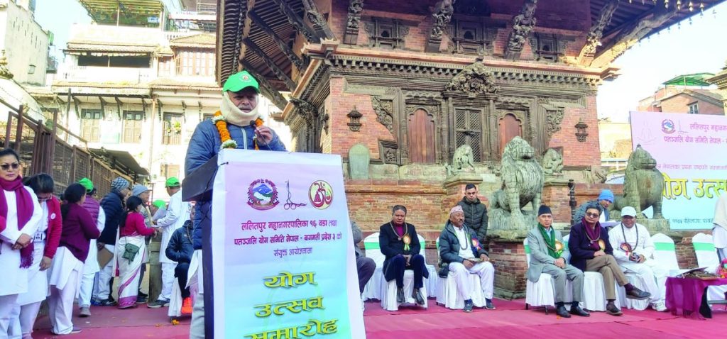 योगले शरीर र दिमागलाई सन्तुलित बनाउँछ : प्रथम राष्ट्रपति