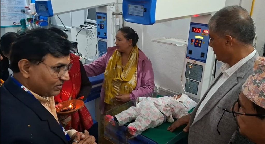 स्वास्थ्य उपकरण आएको १२ वर्षपछि भद्रपुर अस्पतालमा एनआइसीयू सेवा
