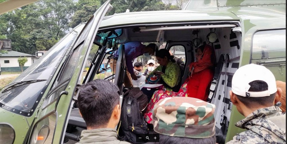 पाँच वर्षमा ७१ गर्भवती तथा सुत्केरीको हवाई उद्धार