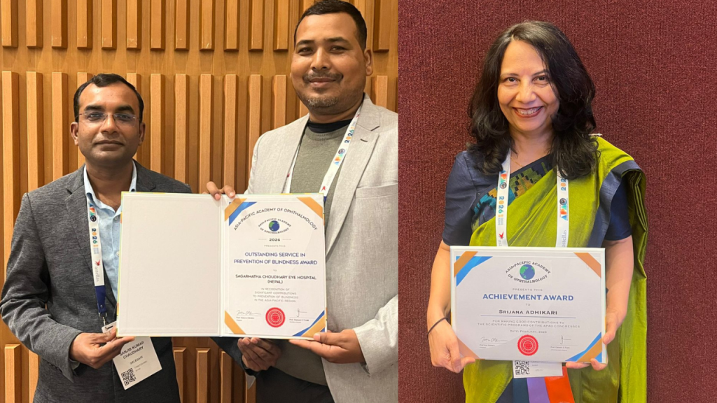 हङकङमा सम्पन्न अन्तर्राष्ट्रिय नेत्ररोग सम्मेलनमा नेपालको प्रभावशाली उपस्थिति