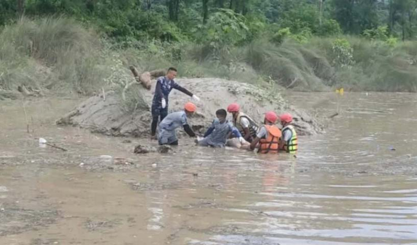 भोटेकोशी बाढी: एक हजार ४७३ को उद्धार, ५५३ जनाको शव फेला
