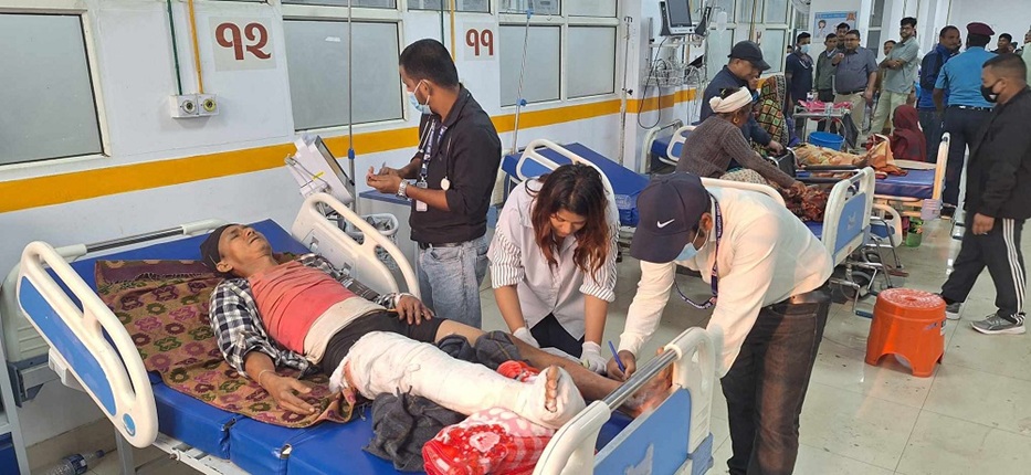 रसुवा बाढी : काठमाडौं ल्याइएका ४२ घाइतेमध्ये ९ जना घर फर्किए