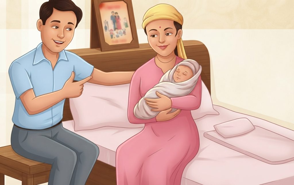 नवजात शिशुको स्याहारमा बुबालाई ४२ दिन बिदा दिने प्रस्ताव