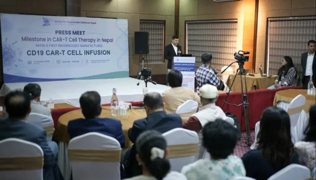 नेपालमै उत्पादित ‘कार–टी’ सेलबाट पहिलोपटक क्यान्सर बिरामीको सफल उपचार
